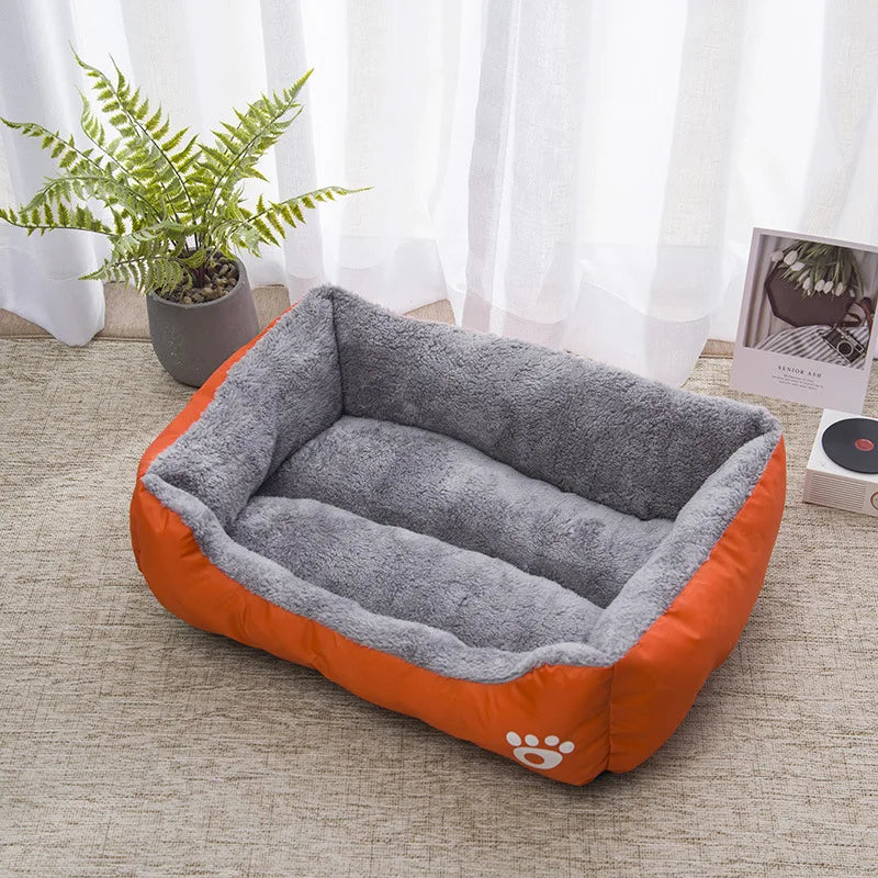 ImportAllied™ Color Square Winter Soft Warm House for Dog Bed for Dog Mat Waterproof Cat Bed Pet Bed for Large Medium Small Dog House