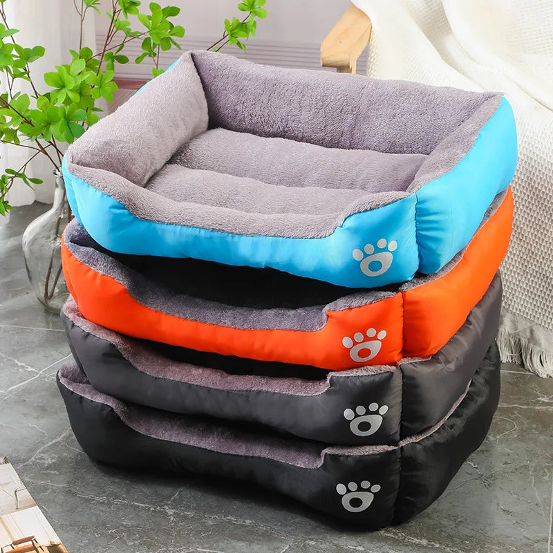 ImportAllied™ Color Square Winter Soft Warm House for Dog Bed for Dog Mat Waterproof Cat Bed Pet Bed for Large Medium Small Dog House