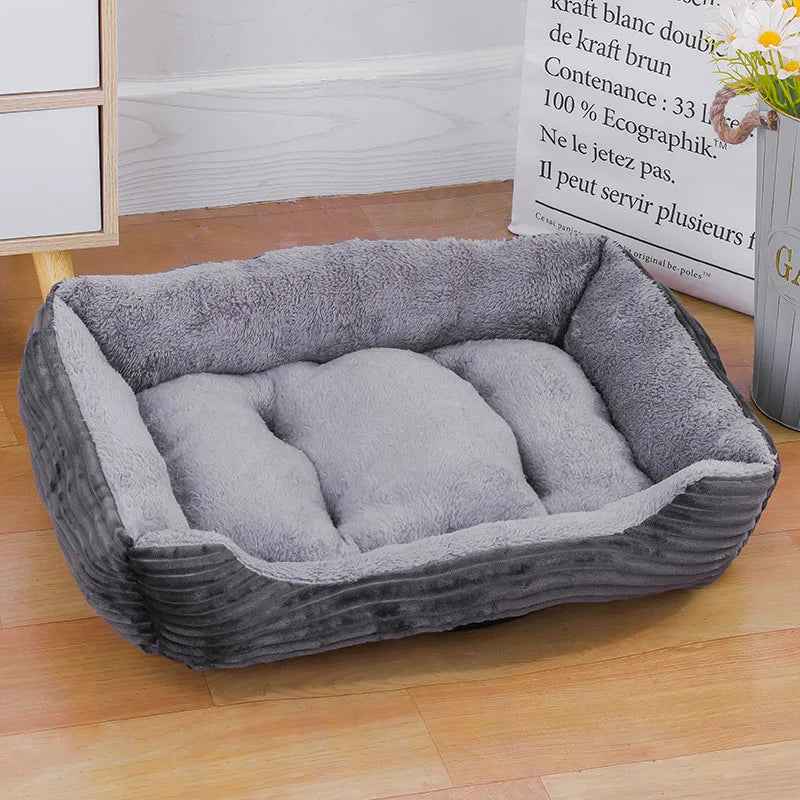 ImportAllied™ Color Square Winter Soft Warm House for Dog Bed for Dog Mat Waterproof Cat Bed Pet Bed for Large Medium Small Dog House