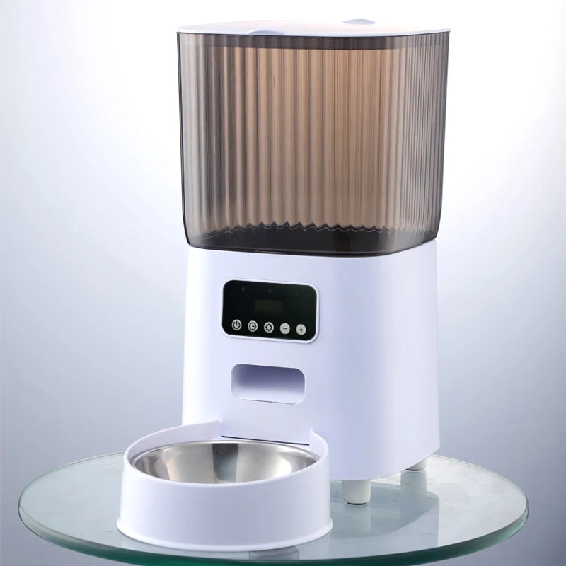 ImportAllied Smart Automatic Cat Feeder – 5L Food Dispenser with WiFi & Camera Options, Programmable Feeding for Cats
