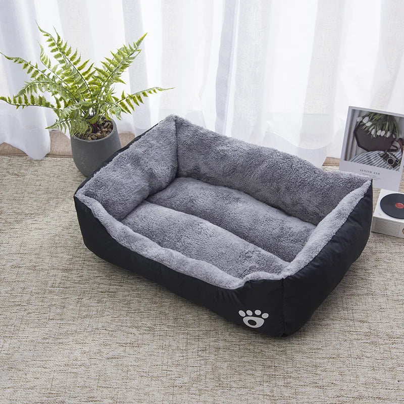 ImportAllied™ Color Square Winter Soft Warm House for Dog Bed for Dog Mat Waterproof Cat Bed Pet Bed for Large Medium Small Dog House