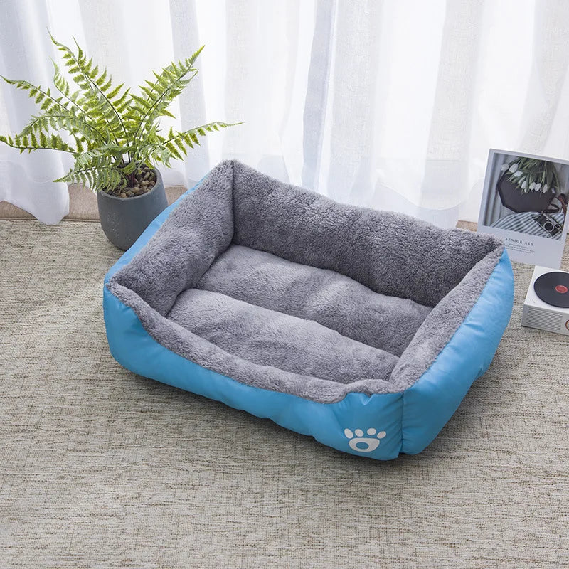 ImportAllied™ Color Square Winter Soft Warm House for Dog Bed for Dog Mat Waterproof Cat Bed Pet Bed for Large Medium Small Dog House