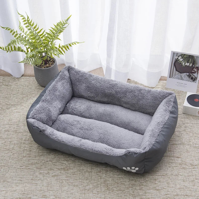 ImportAllied™ Color Square Winter Soft Warm House for Dog Bed for Dog Mat Waterproof Cat Bed Pet Bed for Large Medium Small Dog House
