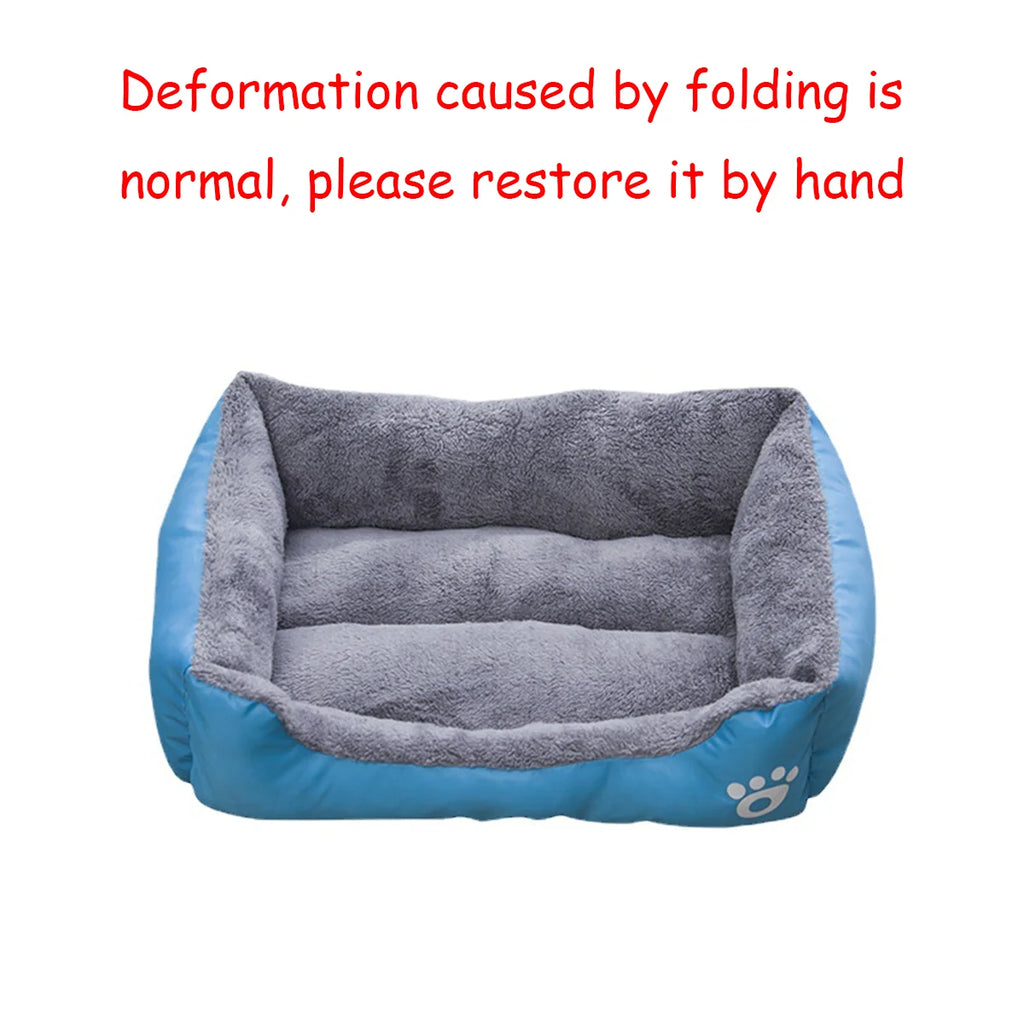 ImportAllied™ Color Square Winter Soft Warm House for Dog Bed for Dog Mat Waterproof Cat Bed Pet Bed for Large Medium Small Dog House