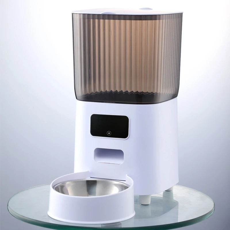 ImportAllied Smart Automatic Cat Feeder – 5L Food Dispenser with WiFi & Camera Options, Programmable Feeding for Cats